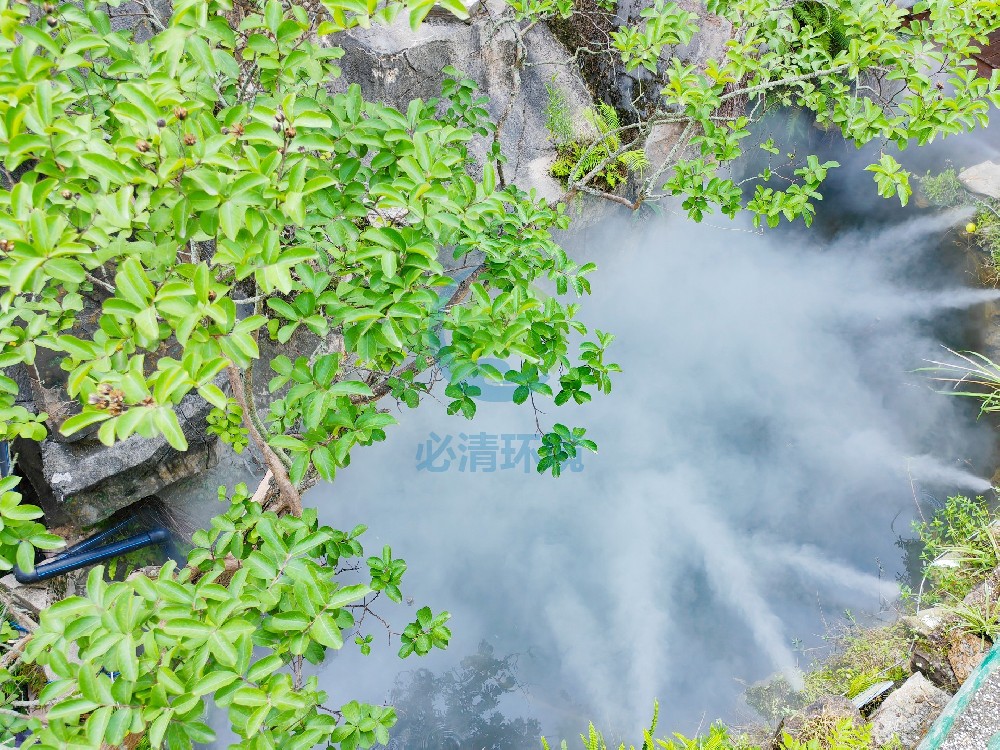 四川資陽雁居裏火鍋噴霧造景降溫案例